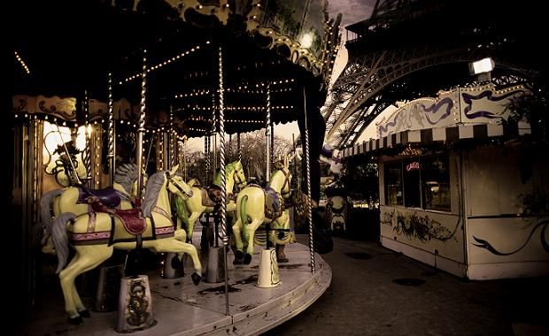 Mark Nelson - Carousel and Eiffel Tower Paris